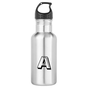 Pas, personaliseer Alphabet initiaal letter Sta Waterfles