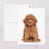 Pas personaliseren aan met foto's en namen briefkaart (Voorkant / Achterkant)