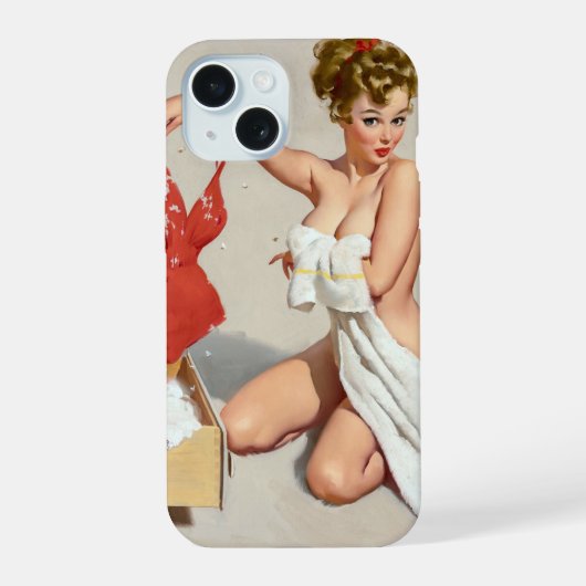 Pas pin-up toe iPhone 15 case (Achterkant)
