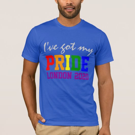 Pas plaats en datum aan I've Got my Pride T-shirt (Voorkant)