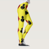 Pas Poker Kaart Symbolen Leggings (Rechts)