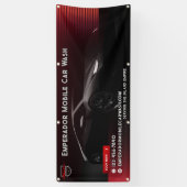 Pas Premium Car Wash SportsCar aan Spandoek (Verticaal)