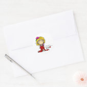 Pas Product aan Ronde Sticker (Envelop)