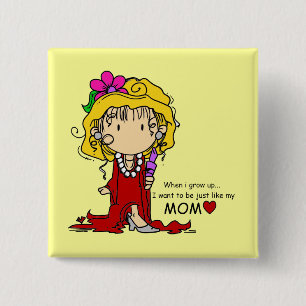 Pas Product aan Vierkante Button 5,1 Cm