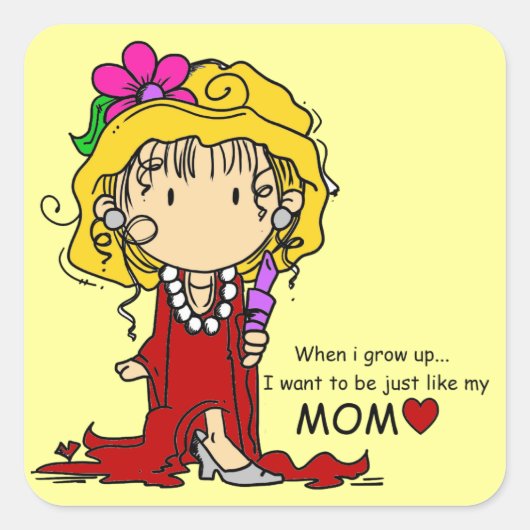 Pas Product aan Vierkante Sticker (Voorkant)