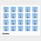 Pas Product aan Vierkante Sticker (Vel)