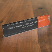 Pas Professionele moderne bureauborden aan Naambordje (Zijkant)