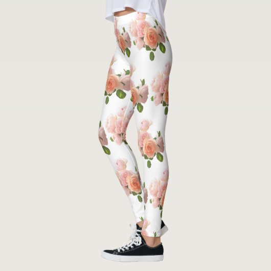 Pas Rozen Moderne Elegant Trendy Sjabloon aan Leggings (Links)