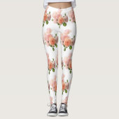 Pas Rozen Moderne Elegant Trendy Sjabloon aan Leggings (Voorkant)