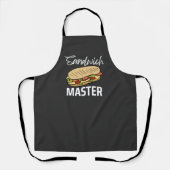 Pas Sandwich Master Deli Sub Liefhebber Sandwich a Schort (Voorkant)