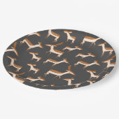 Pas schattig hertenontwerp aan papieren bordje (Gekanteld)