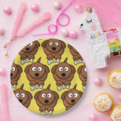 Pas Schattige Dog Bord aan (Feest)