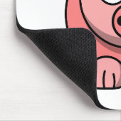 Pas Schattige Varkensmousepad voor Kinderen aan Muismat (Hoek)