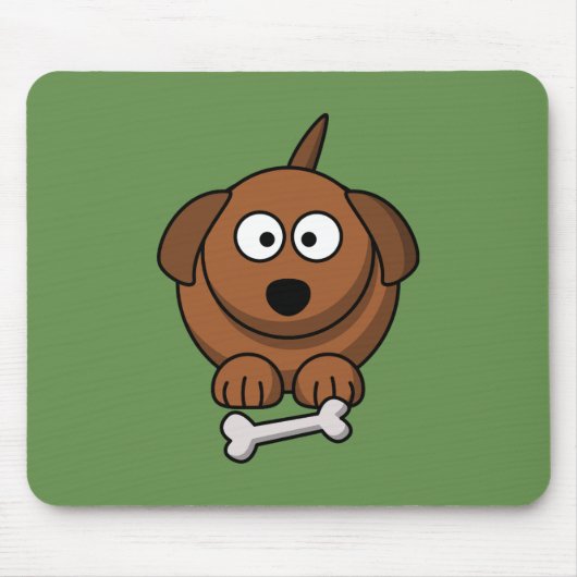 Pas Schattigee Hond voor kinderen aan Muismat (Voorkant)