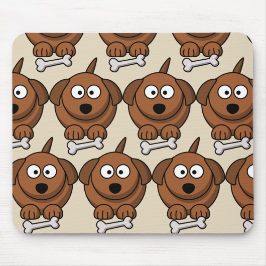 Pas Schattigee Hond voor kinderen aan Muismat (Voorkant)