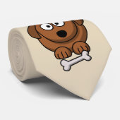Pas Schattigee Hond voor Kinderen aan Stropdas (Opgerold)