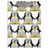 Pas Schattigee pinguïns aan Klembord (Voorkant)