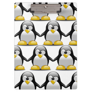 Pas Schattigee pinguïns aan Klembord