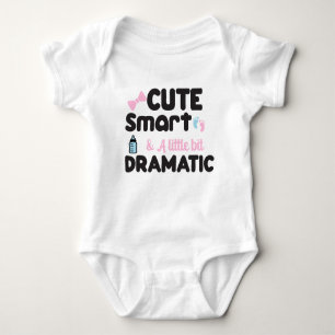 Pas Schattigee Smart & Dramatic Funny aan Romper