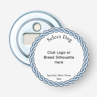 Pas Select Dog Award aan Button Flesopener