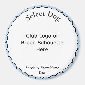Pas Select Dog Award aan Magneet (Voorkant)