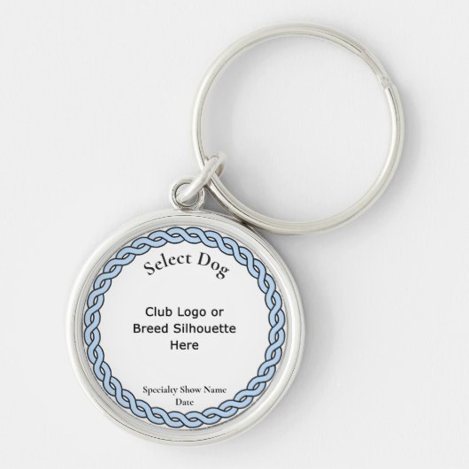 Pas Select Dog Award aan Sleutelhanger (Voorkant)