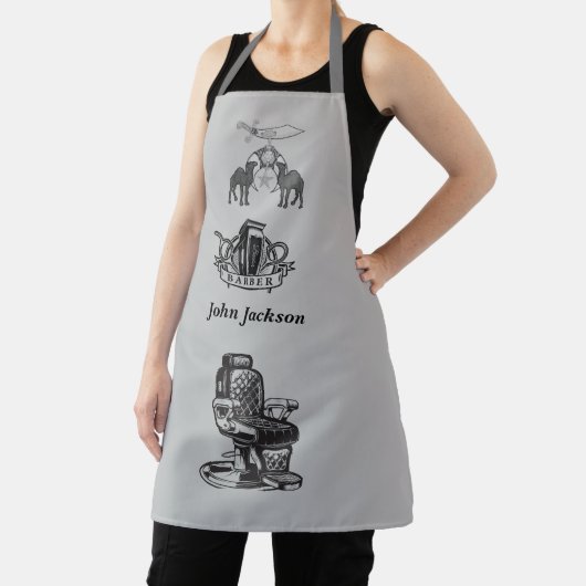 Pas Shriners Barber aan Schort (Insitu)