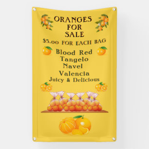 Pas Sinaasappels aan voor verkoop Vele Vloeren Ver Spandoek