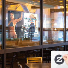 Pas Spray Tanning Booth Bedrijf 3 aan Raamsticker