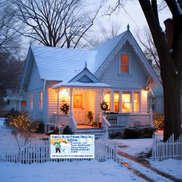 Pas Student Driveway Sneeuw Shoveling Business Spandoek