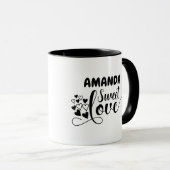 Pas Sweet Love Heart Mok aan (Voorkant rechts)