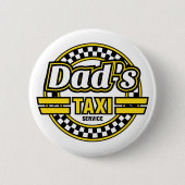 Pa's Taxi Service Ronde Button 5,7 Cm (Voorkant)