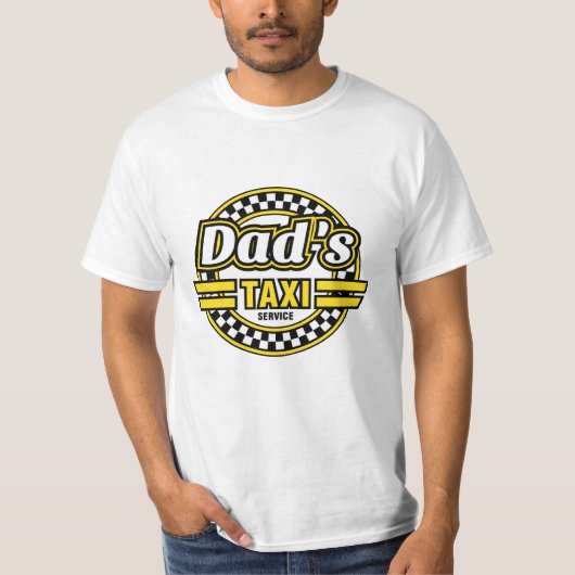 Pa's Taxi Service T-shirt (Voorkant)