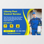 Pas Tekst Foto van Plaagdier Knaagdier Bestrijding Raamsticker (Vel)