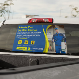 Pas Tekst Foto van Plaagdier Knaagdier Bestrijding Raamsticker