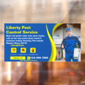 Pas Tekst Foto van Plaagdier Knaagdierbestrijdings Raamsticker (Vel 2)