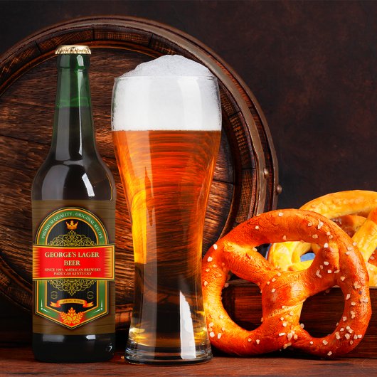 Pas Thuis Gebrouwen Gedetailleerd aan  Bier Etiket