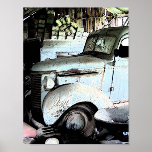 Pa's truck poster (Voorkant)