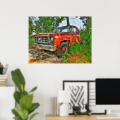 Pa's truck poster (Thuiskantoor)