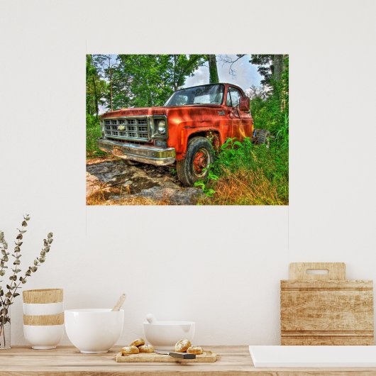 Pa's truck poster (Keuken)