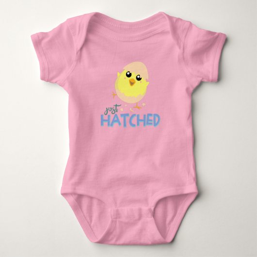 Pas Uitgekomen Cute Chick Baby Meisje Rompertje Romper (Voorkant)