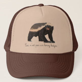 Pas Un Honey Badger Trucker Hat Pet