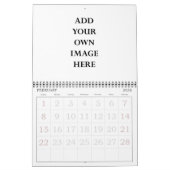 Pas uw 2025 grote volledige getallen kalender (Feb 2026)