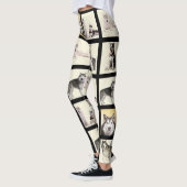 Pas uw 7 fotosjabloon Huisdieren Kinder Leggings (Links)