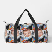 Pas uw aangepaste foto's patroon Monogram Plunjezak (Voorkant)