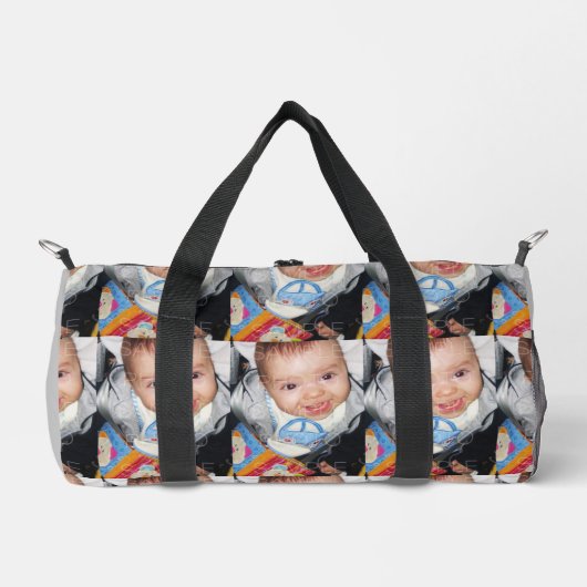 Pas uw aangepaste foto's patroon Monogram Plunjezak (Voorkant)