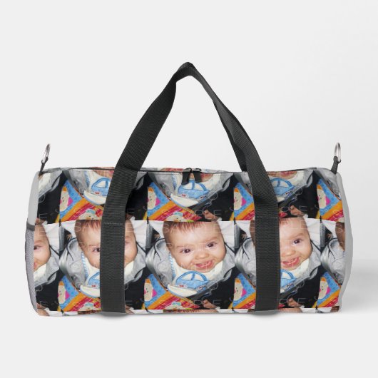 Pas uw aangepaste foto's patroon Monogram Plunjezak (Achterkant)