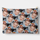 Pas uw aangepaste twee fotopatroon Monogram aan Etui (Achterkant)