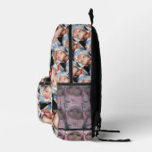 Pas uw aangepaste vijf fotopatroon Monogram aan Bedrukte Rugzak (Rechts)