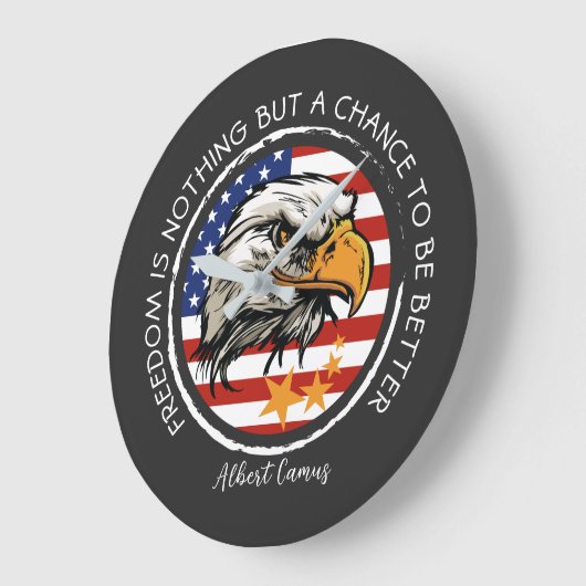 Pas uw Amerikaans Eagle-ontwerp aan Grote Klok (Hoek)